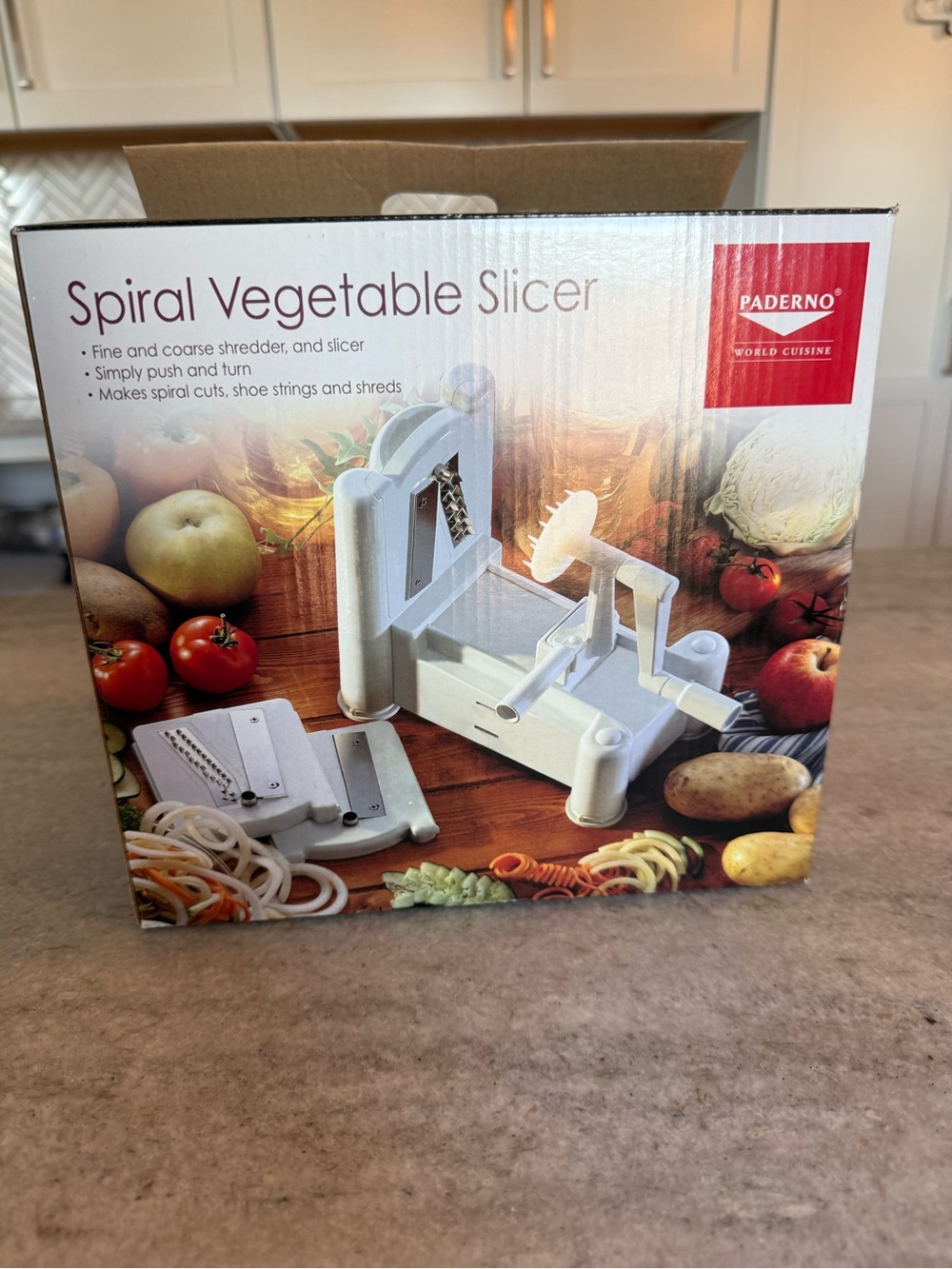 Paderno Spiral Vegetable Slicer - Spiralizer
